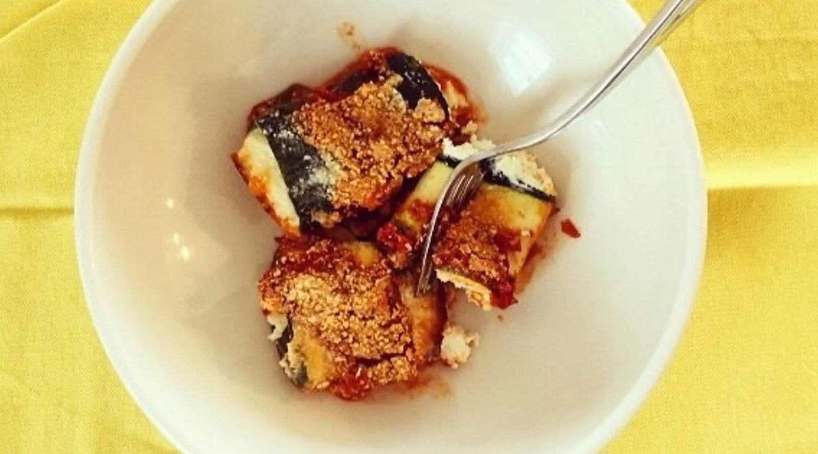Meatless Zucchini Roll Ups - Jule's Tomato Sauce