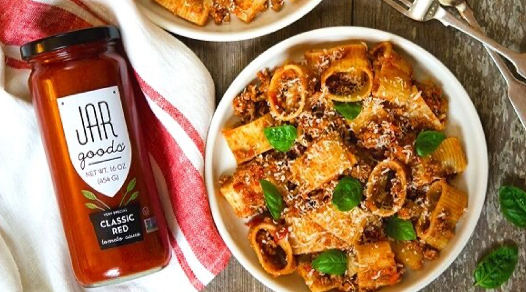 Rigatoni with Classic Red Sausage Sauce