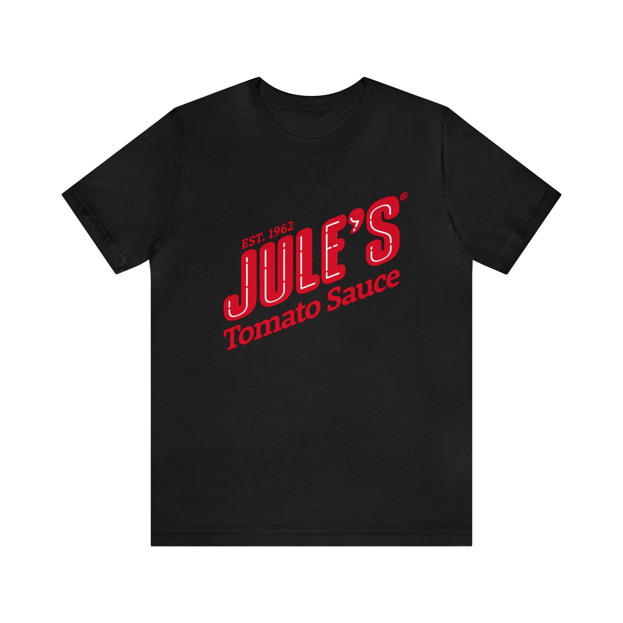 Jule's Red Logo T-Shirt - Jule's Tomato Sauce