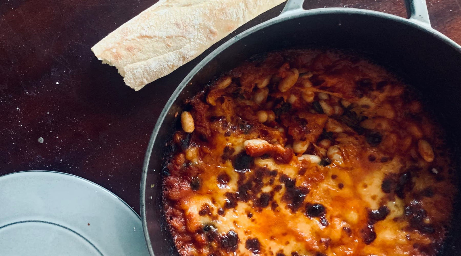 Cheesy White Bean Bake - Jule's Tomato Sauce