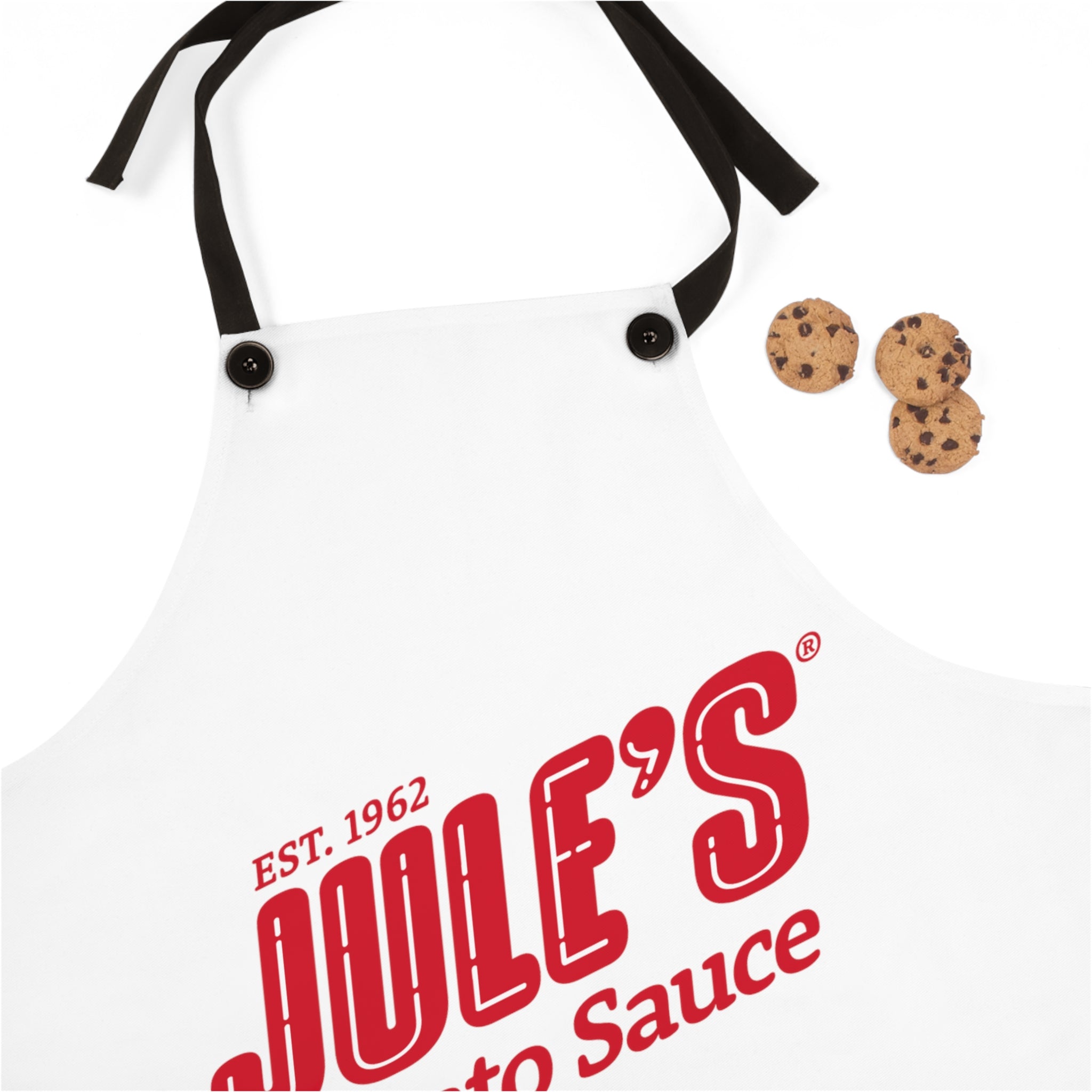 Jule's Red Logo Apron